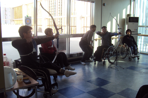 2011 부산시장애인생활체육 양궁교실 운영