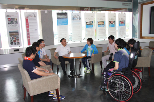 2012년 시·도 장애인체육회 사무처장협의회 및 런던장애인올림픽 선수단 격려