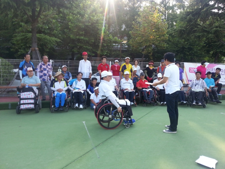 제33회 전국장애인체육대회 부산선수단(론볼) 강화훈련