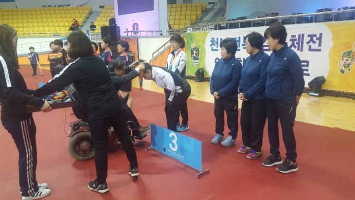 제38회 전국장애인체육대회 탁구 사진