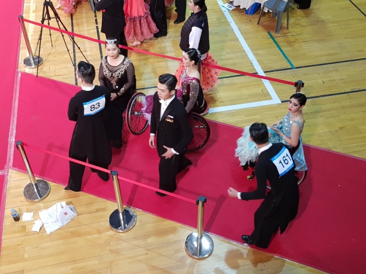 제38회 전국장애인체육대회 댄스스포츠 사진