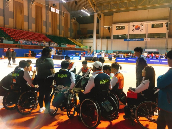 제38회 전국장애인체육대회 럭비 사진
