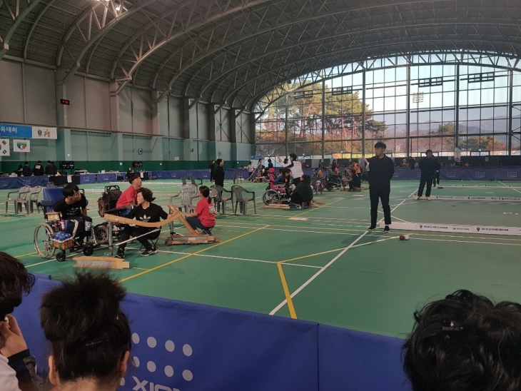 제38회 전국장애인체육대회 보치아 사진