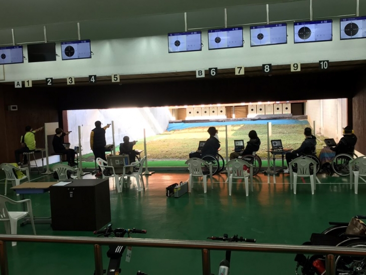 제38회 전국장애인체육대회 사격 사진